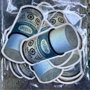 CONART Testors can Sticker New old Stock 1995 1x small sticker